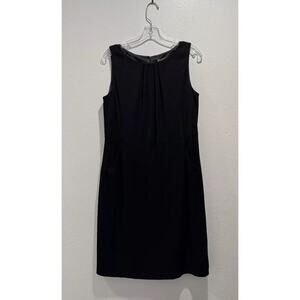 Jigsaw Dress Women’s Size 10 Wool Blend Black Lined Pockets Career Work Church